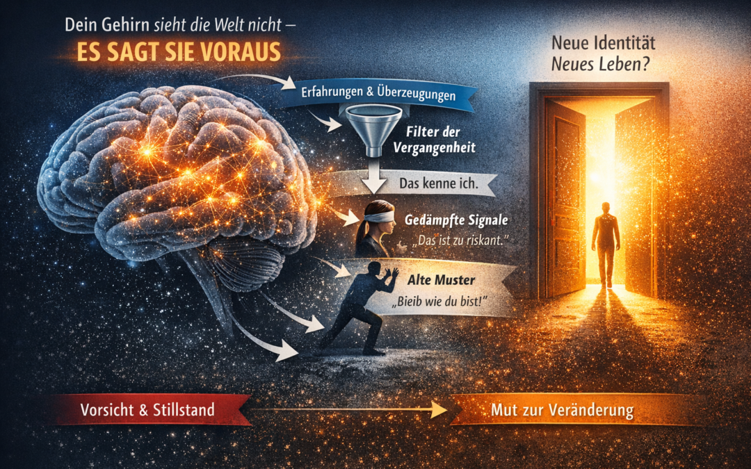 Dein Gehirn sieht die Welt nicht-es sagt sie voraus!